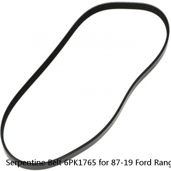 Serpentine Belt 6PK1765 for 87-19 Ford Ranger Mazda Chevrolet Chrysler Porsche #1 small image