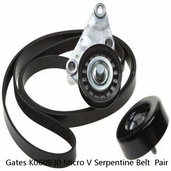 Gates K060930 Micro V Serpentine Belt  Pair (2) 