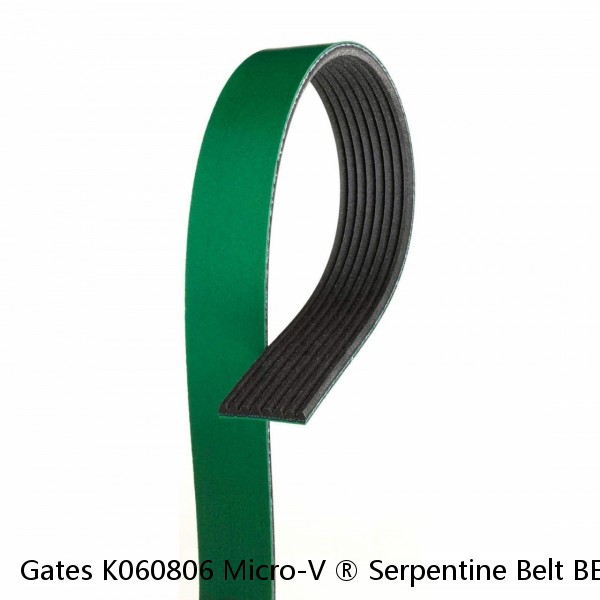 Gates K060806 Micro-V ® Serpentine Belt BELTS OEM #1 image