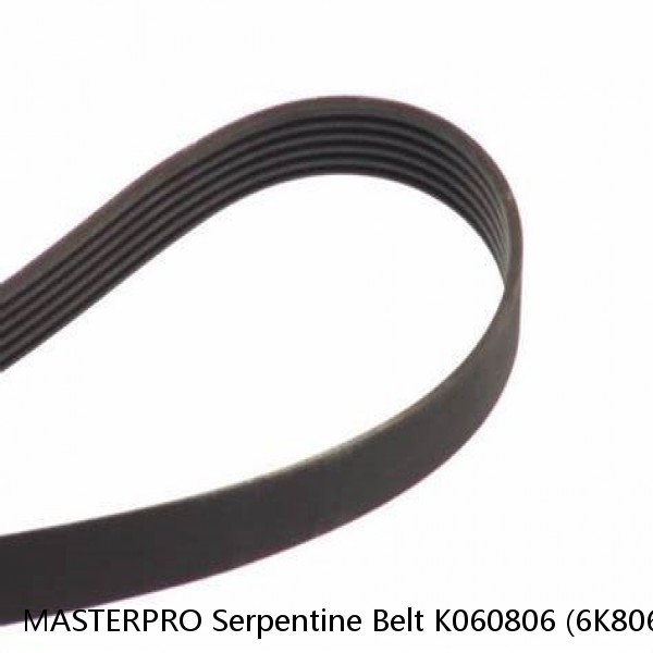 MASTERPRO Serpentine Belt K060806 (6K806) **NEW OPEN BOX** #1 image