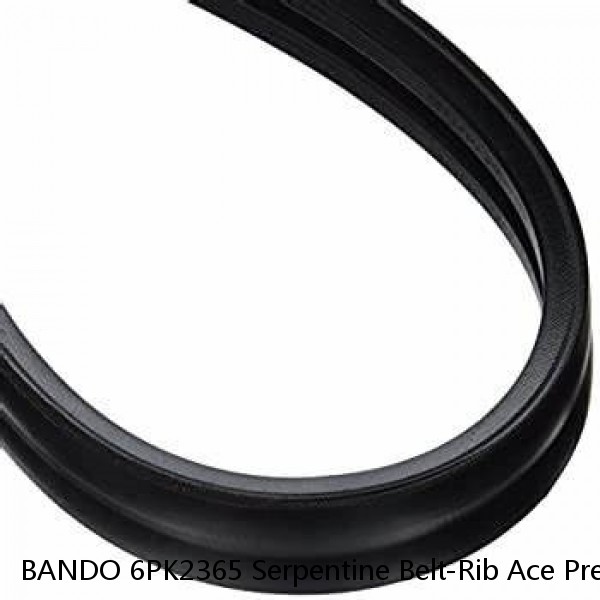 BANDO 6PK2365 Serpentine Belt-Rib Ace Precision Engineered V-Ribbed Belt #1 image